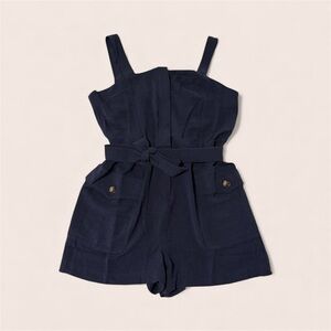 bishop + young Navy Blue Romper